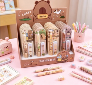 Juego de Lápices Mecánicos de Plástico <span class=keywords><strong>Sario</strong></span> Japan, 0.5 y 0.7 mm, Kawaii, Regalo de Papelería para Estudiantes, Juego de Recambios de Mina Portátiles - Product Image 2