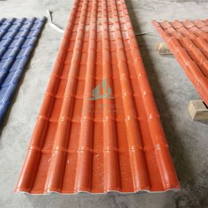 Diseño tradicional resistente a impactos ASA hoja de techo ignífugo aislamiento térmico resina sintética azulejo fibra de vidrio para casa - Product Image 3