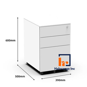 Điện thoại di động bệ thép lưu trữ hồ sơ tủ dưới bàn 3 ngăn kéo sắt tập tin văn phòng Kim loại điện thoại di động tủ - Product Image 2