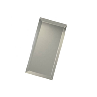 Bonne vente Tailles personnalisées Bord biseauté miroir en verre argenté pour salle de bain