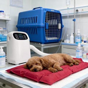 Sistema de Calentamiento de Aire Veterinario, Calentador para UCI Animal, Equipo de Calentamiento para Cirugía de Mascotas con Control de Temperatura - Product Image 3