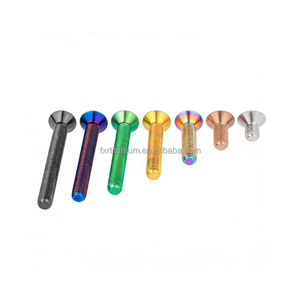 Visserie en alliage de titane sur mesure, colorée, GR5 DIN7991 ISO14582, à tête fraisée Torx, M4/M5/M6/M8, finition anodisée PVD - Product Image 4