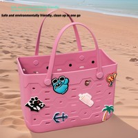 Eva Zweihenklige Strandtasche mit offenem Verschluss, geflochtener Einkaufskorb im Koreanischen Stil, neue handgeflochtene Tasche