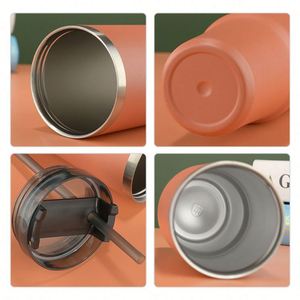 แก้วน้ำสแตนเลสขนาด 20 ออนซ์ 30 ออนซ์ แก้วกาแฟเก็บความร้อนสุญญากาศ  แบบพกพาสำหรับเดินทาง  ออกแบบโลโก้ได้ตามต้องการ แก้วน้ำสำหรับเดินทางในรถยนต์ - Product Image 2