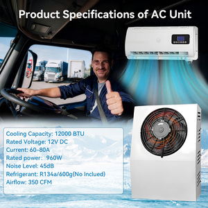 IN STOCK 12v 24v Acondicionado Electrico Para Camion <b>Mini</b> Split AC Unit Truck Cab <b>Air</b> <b>Conditioner</b> Cooling Rapidly EAC001.25 12v - Product Image 2