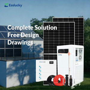 Système solaire hybride 15 kW avec batterie et onduleur pour usage agricole - Product Image 1