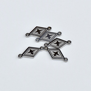 Titanium Steel Rhombus Chain Jewelry <b>Kit</b> For <b>DIY</b> Bracelet Necklace Pendant Material GJ260 - Product Image 2