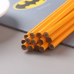 Promotion Hexagonal Cheap 7.5 Inches Wooden Pencils Black <b>Paint</b> HB Pencil with Eraser 12-Piece Color Box Set Office & School Use - Product Image 3