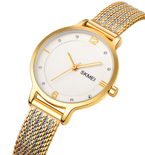 Skmei 1874 Quartz Fashion Lady Watch Sr626sw Price Ladies  Brands Luxury Stainless Steel Wristwatch
