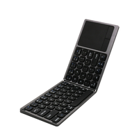 Clavier tactile pliable multi-appareils TouchGoal FK328T en plastique avec pavé tactile pour ordinateur portable, tablette et smartphone