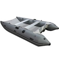 330CM Drop Stitch Floor Outdoor Gonflable MC Catamaran Boat PVC et Hypalon Material Rib Boar pour la pêche sur le lac