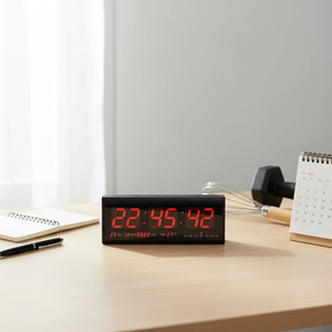 Nuovo Orologio da Parete Digitale Elettronico CHEETIE 2026 con Calendario LED, Temperatura, Data e Giorno - Product Image 2