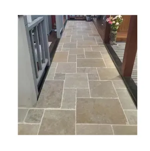 Wholesale Versailles Mexican Tumbled Stone Tile Flooring Travertine Pavers