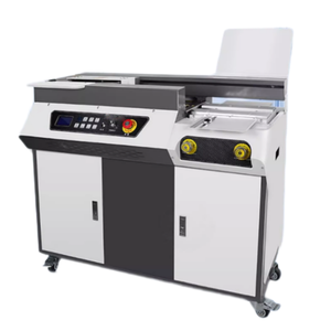 Pantalla táctil <span class=keywords><strong>Silence</strong></span> Mute Hot Thermal Glue Book Cover Binder Notebook Hotmelt Glue Book Binding Machine - Product Image 1