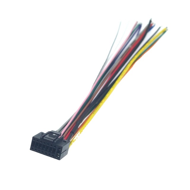 16PIN USB Socket Cable Car Head Unit Stereo Wire Harness Kits Compatible for XY AUTO Android Solution Interface