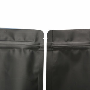 Resealable Matte Black Package <strong>Stand</strong> up <strong>Pouch</strong> Aluminum Foil Packaging <strong>Zip</strong> Lock Bag Doypack Storage Food Mylar Bags - Product Image 5
