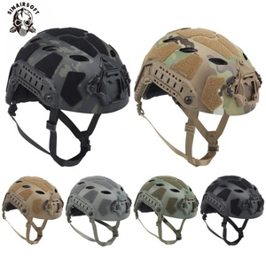 Casco Táctico FAST SF Super High Cut Ligero Modular con Cubierta Elástica para NVGs, Riel Esqueleto y Accesorios de Paintball - Product Image 2