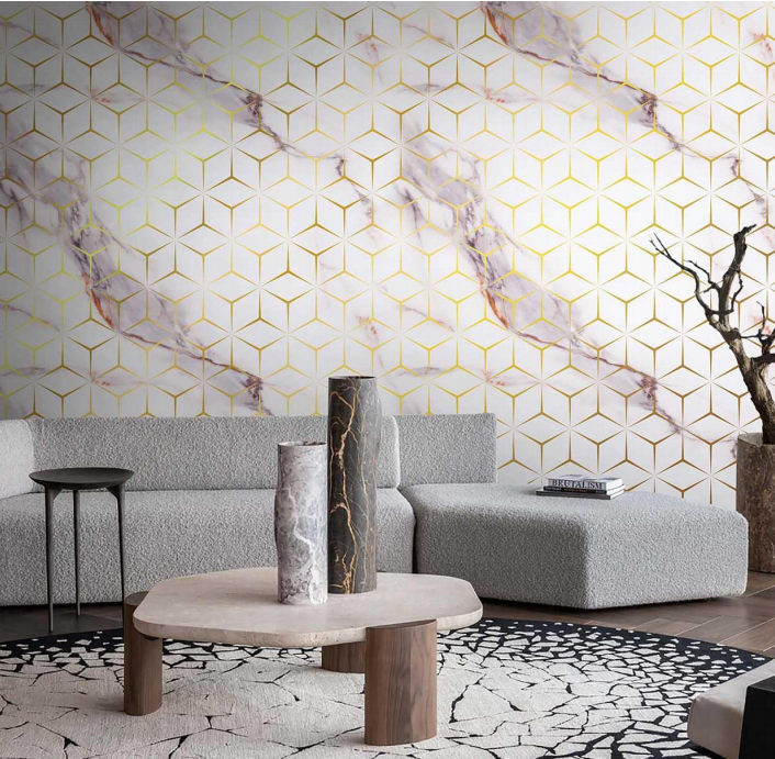 Marble Wall Panel Sheets High Glossy UV Marble Sheet Waterproof PVC ...