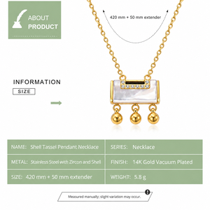 Collier pendentif géométrique plaqué or avec zircon cubique et incrustation de perles pour femmes, bijoux tendance pour les soirées - Product Image 4