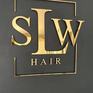 Khách Sạn Brass Kim Loại Thư Dấu Hiệu Brass Nhận Dạng Chải Bề Mặt Vàng Thư Kim Loại Số Brass Thư Dấu Hiệu - Product Image 5