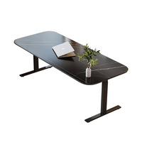 Table élévatrice de luxe moderne à réglage unique de la hauteur Table élévatrice électrique à plaque de roche pour le bureau