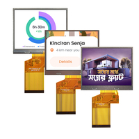 Service ODM, écran IPS médical industriel de 3,5 pouces 320x240, angle de vision complet, modules LCD TFT, panneaux d'affichage LCD portables personnalisés