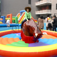 Espagne jeu de corrida gonflable adultes taureau tour mécanique rodéo taureau machine d'équitation à vendre