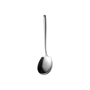 Cuillère de service moderne en acier inoxydable 316L plaqué argent, finition mate, passe au lave-vaisselle, résistante à la chaleur, pour la maison, les restaurants, les hôtels - Product Image 6