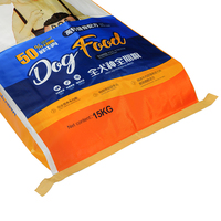 Sac d'emballage personnalisé en polyéthylène PP tissé pour aliments pour animaux de compagnie, résistant à l'humidité et à la moisissure, en BOPP laminé, pour litière pour chat