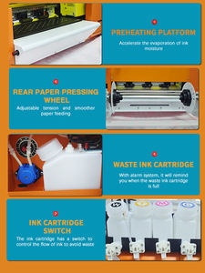 Tekstil Tişört Baskısı için Boya Mürekkepli Tam Otomatik A3 DTF Yazıcı, Açık Renkli Kumaşlarda Yüksek Renk Canlılığı, Direkt Film Baskı - Product Image 5