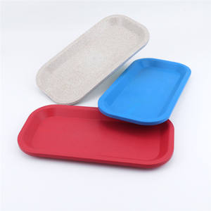205*105mm plateau roulant en plastique de fibre naturelle pré rouleaux accessoires de fumer plateaux de service biodégradables organiques écologiques - Product Image 5