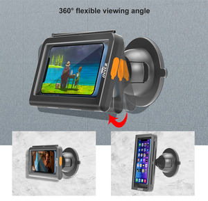 Support universel de téléphone portable étanche et réglable pour salle de bain, cadre de douche pour téléphone portable avec couvercle - Product Image 2