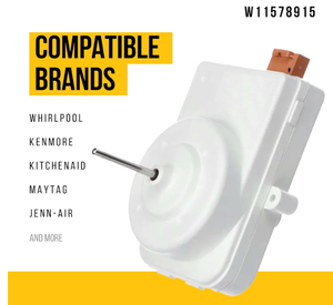 W11578915 Moteur pour Whirlpool Kenmore Cuisine. Aide Ken more <span class=keywords><strong>Réfrigérateur</strong></span> Remplace AP7185528 W10854034 2188875 WP2188875 W10522629 - Product Image 2