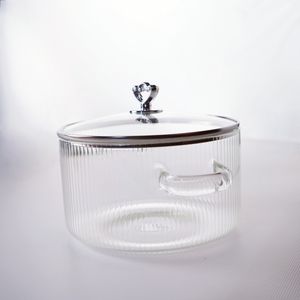 Heavy Duty Glass <b>Saucepan</b> with Lid for Soup and Milk Bulk Deal for Hospitality & Gift Industry for Cooking Pot - Product Image 1