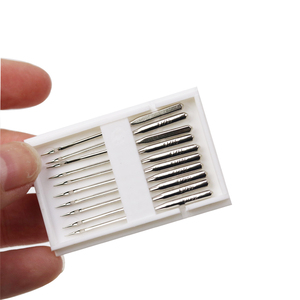 Aiguilles universelles pour machine à coudre en acier inoxydable, taille mixte, 20 pièces, pour toutes les machines à coudre domestiques - Product Image 5