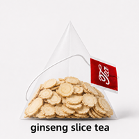 Tranches de Ginseng Américain, Racine de Ginseng Séchée, Thé Énergisant, Amélioration de l'Endurance et de l'Immunité, Tisane, Sachets de Thé Personnalisés, OEM, Marque Privée, Vente en Gros