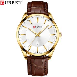 Montre classique pour homme, de luxe, étanche, à quartz, avec cadran en verre et affichage par aiguilles, bracelet en cuir, OEM ODM - Product Image 6