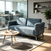 Canapé de bureau compressé sous vide, directement de l'usine - Mobilier de salon professionnel peu encombrant pour commandes en gros