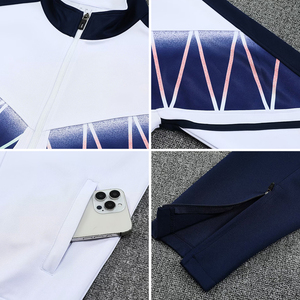 Chaquetas de manga larga de fútbol al aire libre con logotipo personalizado, chándales de fútbol, chaquetas de fútbol, chándal de entrenamiento de fútbol para hombre, kits de fútbol - Product Image 5