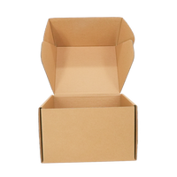 Boîtes d'expédition en carton kraft naturel pour emballage en vrac, simples, pour l'expédition d'équipements de laboratoire, vente en gros, boîtes postales industrielles standard ondulées