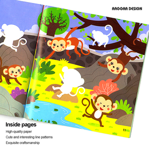 Livres pour enfants imprimés sur mesure, jouets, livres d'autocollants, livres de coloriage, supports imprimés, étiquettes, pour le développement intellectuel - Product Image 2