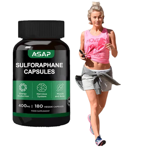 Extracto de brócoli de etiqueta privada sulforafano suplemento vegano 10% cápsulas de sulforafano - Product Image 1