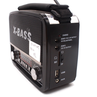Lecteur de musique portable Waxiba Xb-471 X-Bass Hifi avec fréquence USB TF, lampe torche LED, radio AM FM SW 3 bandes
