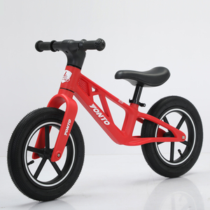 Xe đạp cân bằng trẻ em 12 inch có động cơ điện, dành cho độ tuổi 2-3 tuổi/4-6 tuổi, có màu đỏ, hồng, xanh lá, cà phê, dành cho trẻ tập đi hai bánh - Product Image 3