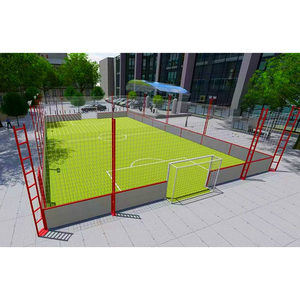 <span class=keywords><strong>Cage</strong></span> <span class=keywords><strong>de</strong></span> football d'intérieur et d'extérieur avec clôture pour les entraînements d'équipe et abri, équipement <span class=keywords><strong>de</strong></span> terrain <span class=keywords><strong>de</strong></span> qualité - Product Image 3