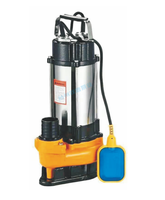 Pompe submersible pour eaux usées domestiques 2 pouces 220V 180W AC avec surface flottante Pompe à eau solaire Système d'irrigation solaire pour l'agriculture
