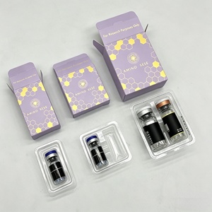 <span class=keywords><strong>Plateau</strong></span> en plastique durable et personnalisé, gaufré, écologique, pour emballage de flacons de peptides, avec étiquettes, compatible avec les flacons en verre de 3ml/10ml pour poudre lyophilisée - Product Image 2
