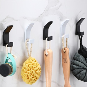 Iron Wall-Mounted Single Clothes <b>Hook</b> for <b>Kitchen</b> and Bathroom Modern Style Punch-Free Installation Flexible Design - Product Image 1