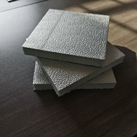 Panneau composite pour conduit pré-isolé PIR, système de ventilation HVAC, conduits de 20 mm, plaque pour chambre froide, atelier, salle de bain, résistant au feu et à l'eau