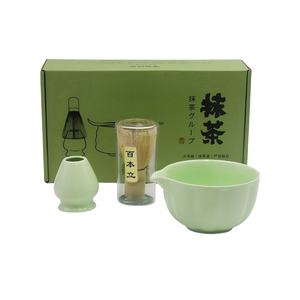 Ensemble de thé matcha en grès de haute qualité 3460880Set Réutilisable Kit de cérémonie du thé traditionnel - Product Image 1
